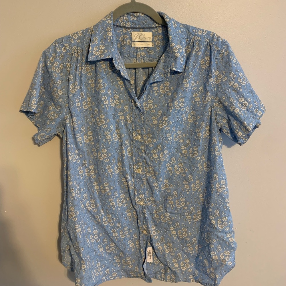 Cotton Button Up short sleeve